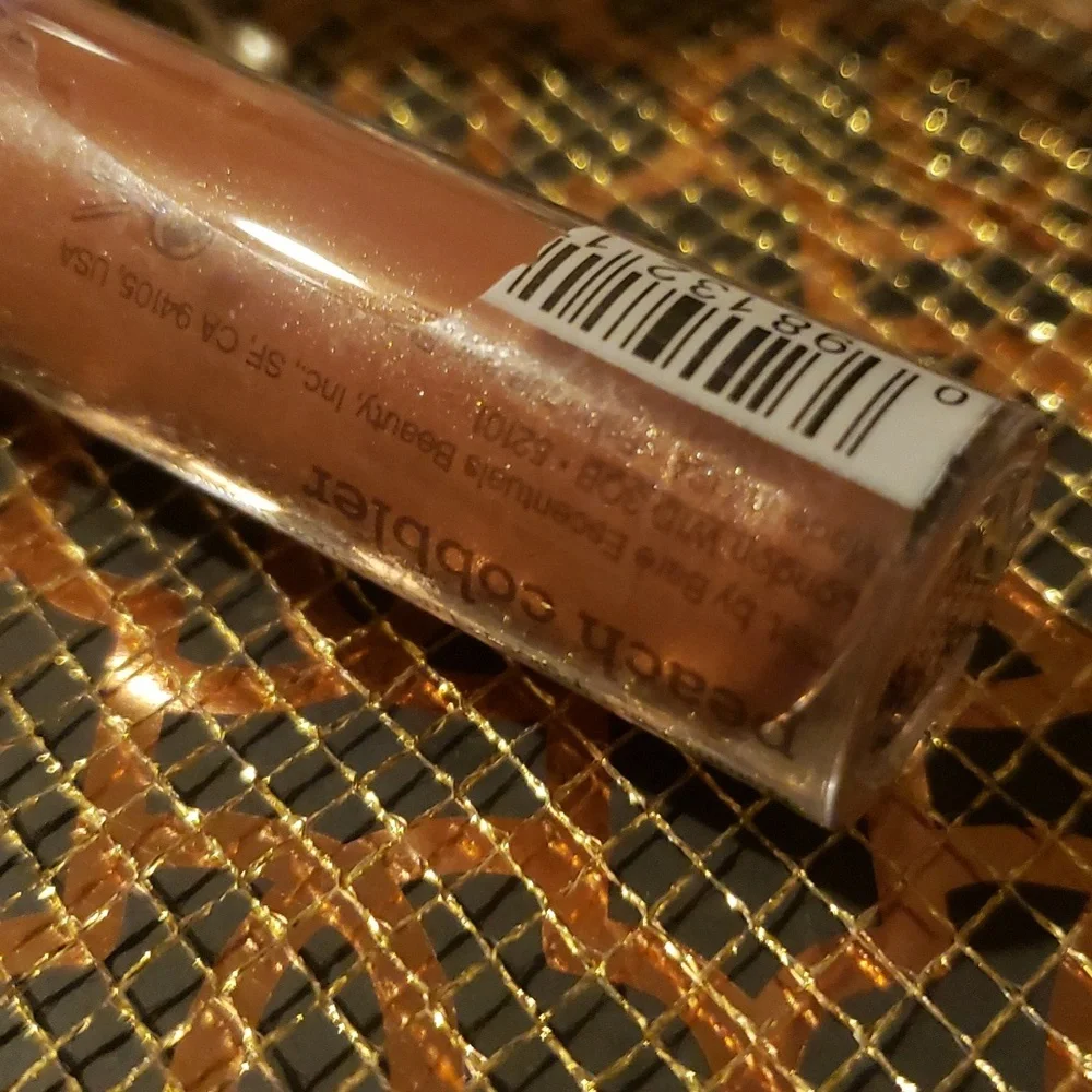 ❇️🧚‍♀️PEACH COBBLER BareMinerals RARE 100% Natural Lip Gloss NWT